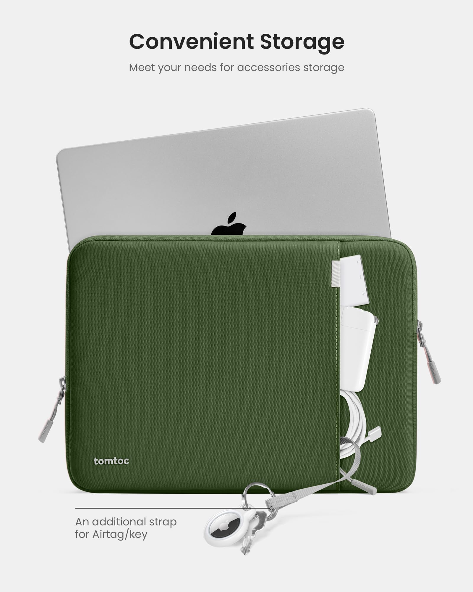 tomtoc 360° Protective Laptop Sleeve for 13.5-14.4 Inch Surface Laptop Studio/6/5/4/3, Surface Book, Water-Resistant Computer Case for Acer Aspire/Swift 14, ASUS Vivobook/Zenbook 14, Jumper EZbook X3 - Image 5