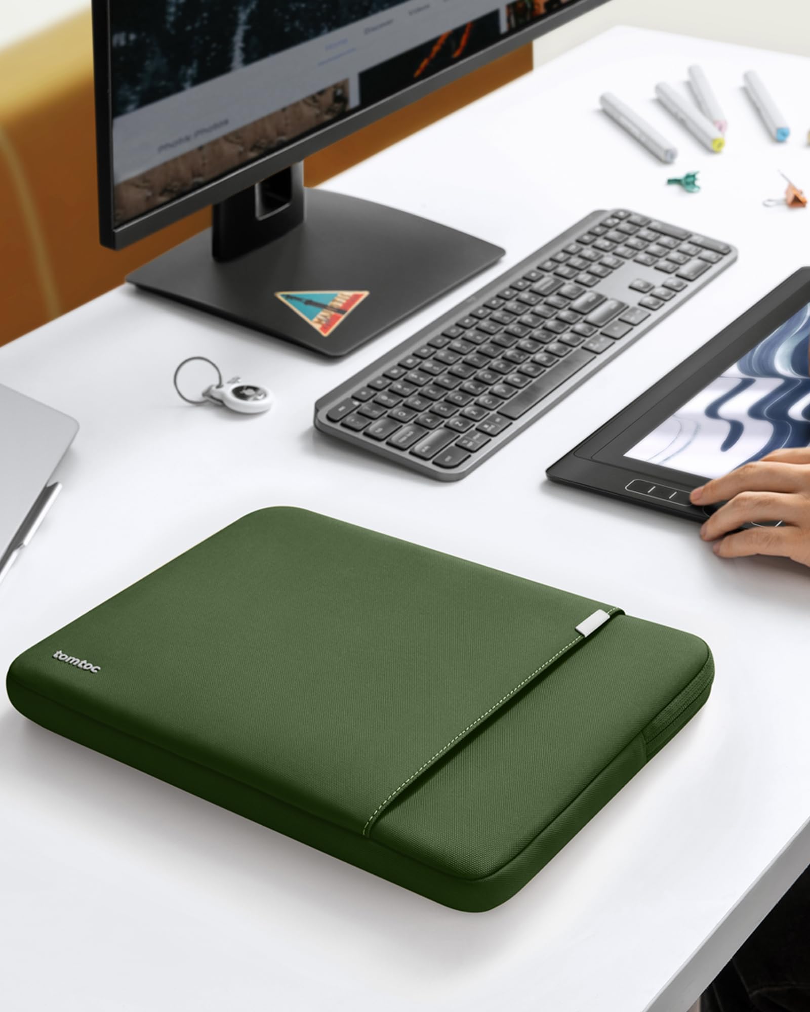 tomtoc 360° Protective Laptop Sleeve for 13.5-14.4 Inch Surface Laptop Studio/6/5/4/3, Surface Book, Water-Resistant Computer Case for Acer Aspire/Swift 14, ASUS Vivobook/Zenbook 14, Jumper EZbook X3 - Image 7