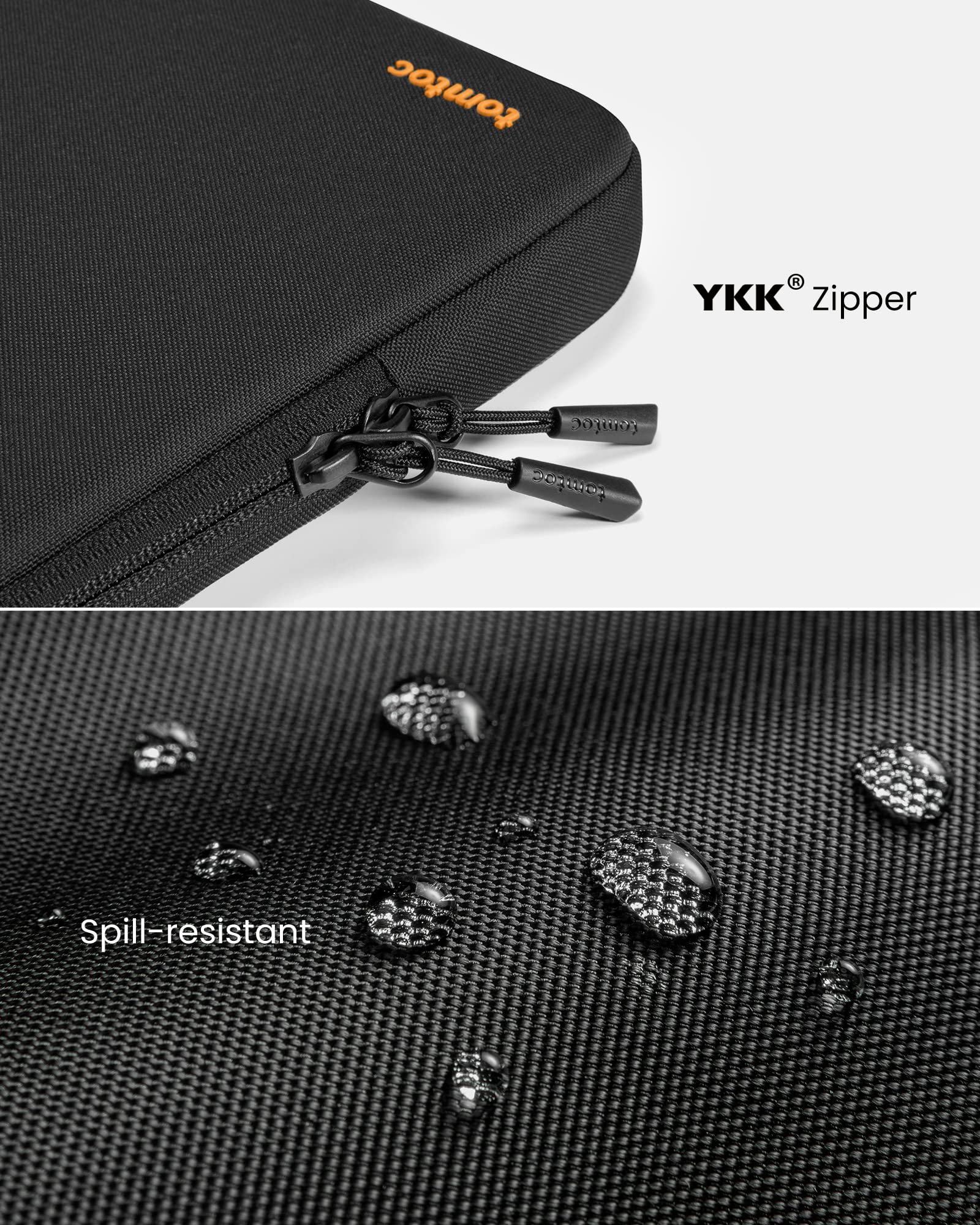 tomtoc 360 Protective Laptop Sleeve Set for 15-inch MacBook Air M5/A3448 (2026), M4/A3241, M3/A3114 M2/A2941, Water-Resistant Laptop Case Bag with Accessory Pouch Fits 15" MacBook Pro & Surface Laptop - Image 8