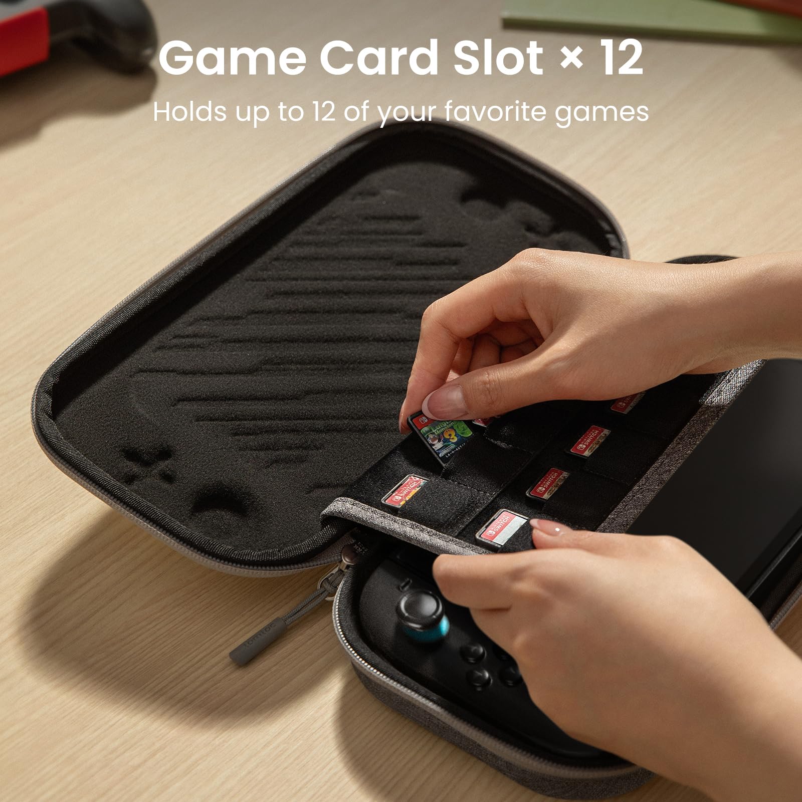 tomtoc G50 Switch 2 JoyCarry Kit -G50 Sling Crossbody Bag and G05S3 Slim Case for Nintendo Switch 2, Protective Travel Carrying Gaming Pouch - Image 9