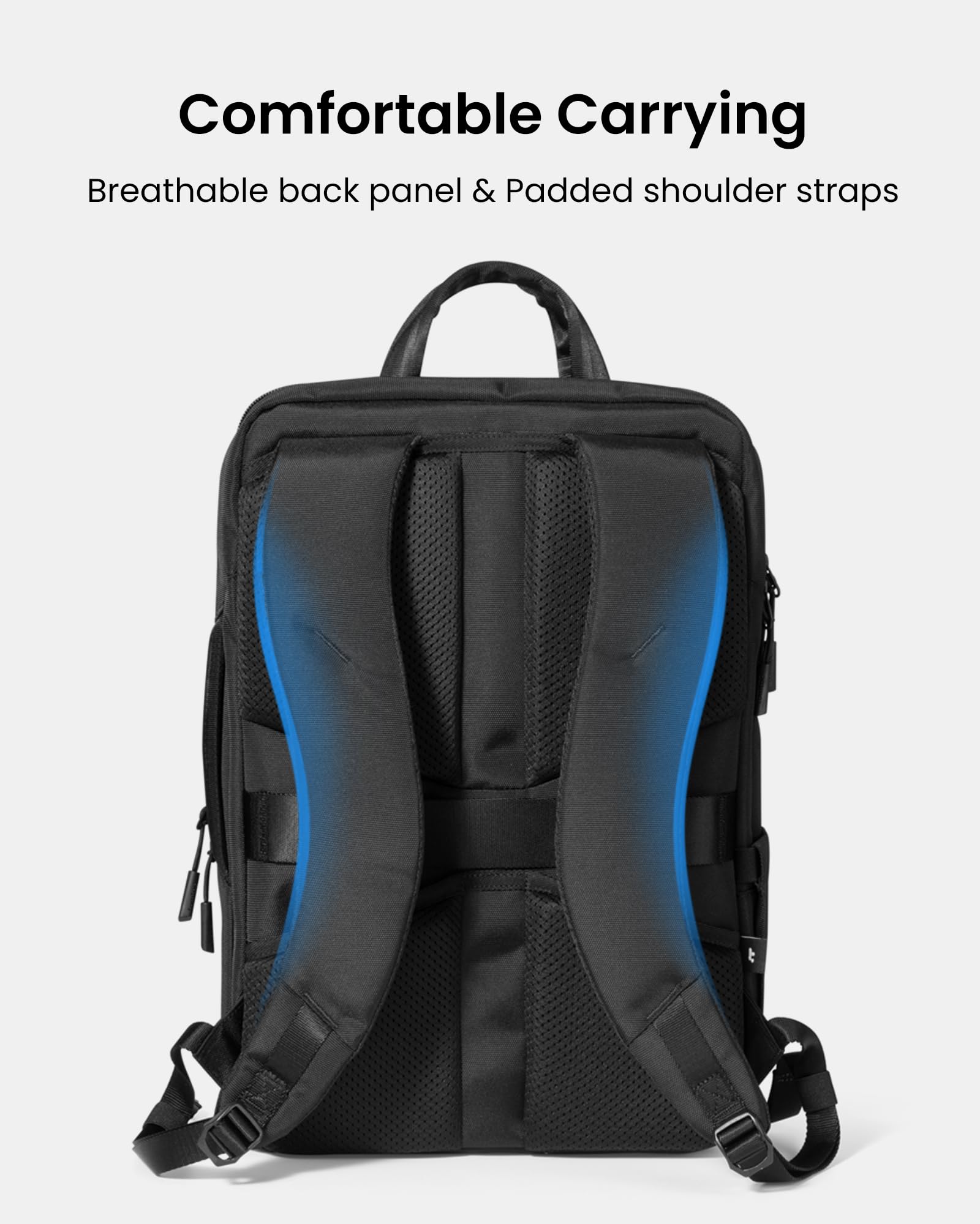 tomtoc Laptop Backpack, Laptop Bag for Men Women, 24L Everyday Computer Backpack for 16'' MacBook Pro M4, Daypack for Work, Commute, Business, College, Weekend Trip - Image 7