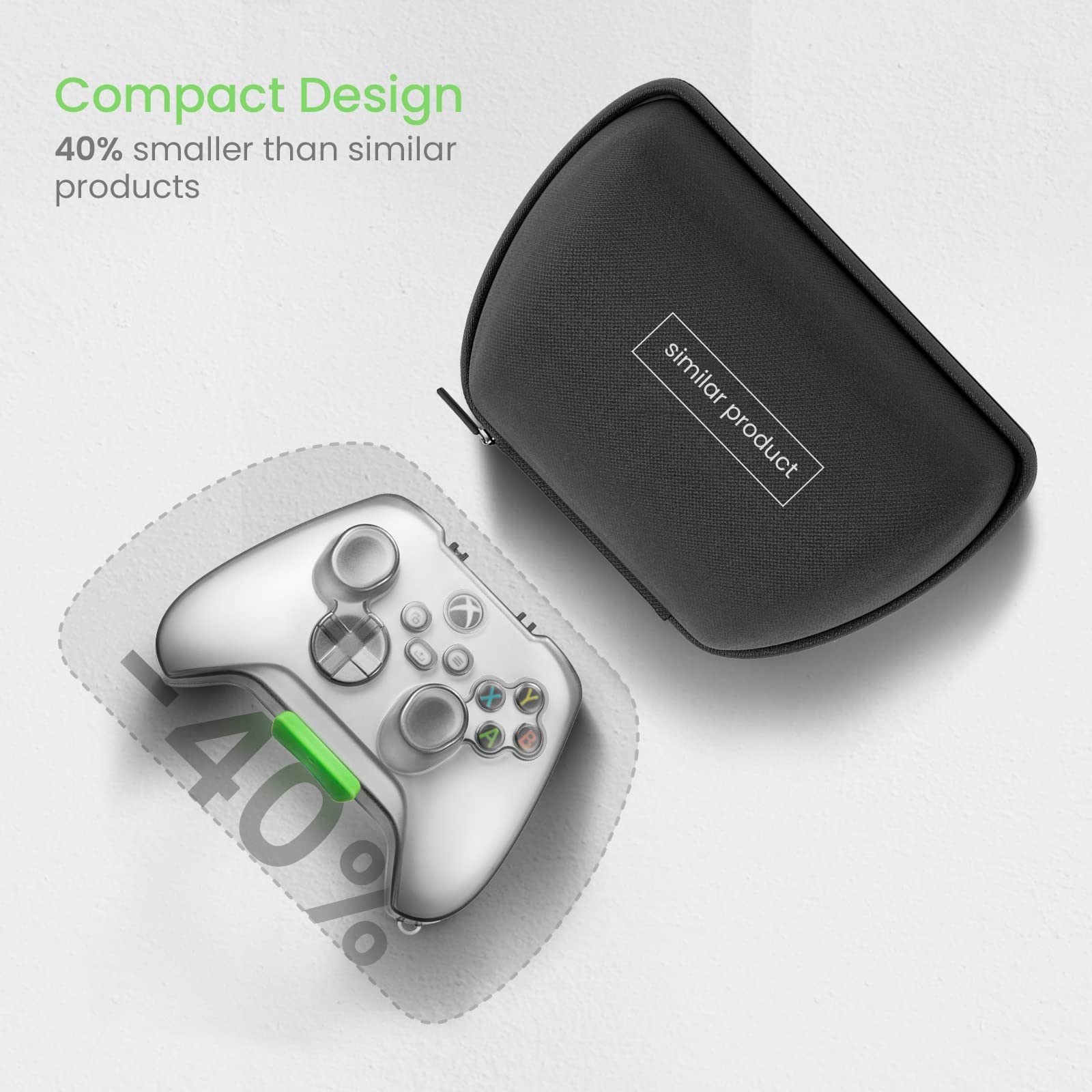 tomtoc Protective Case for Xbox Series X/S Controller, Hard Shell Joystick Protector for Microsoft Xbox Core Wireless Controller Remote, Dust-Resistant, Anti-scratch, Shock-proof Protection Cover - Image 3