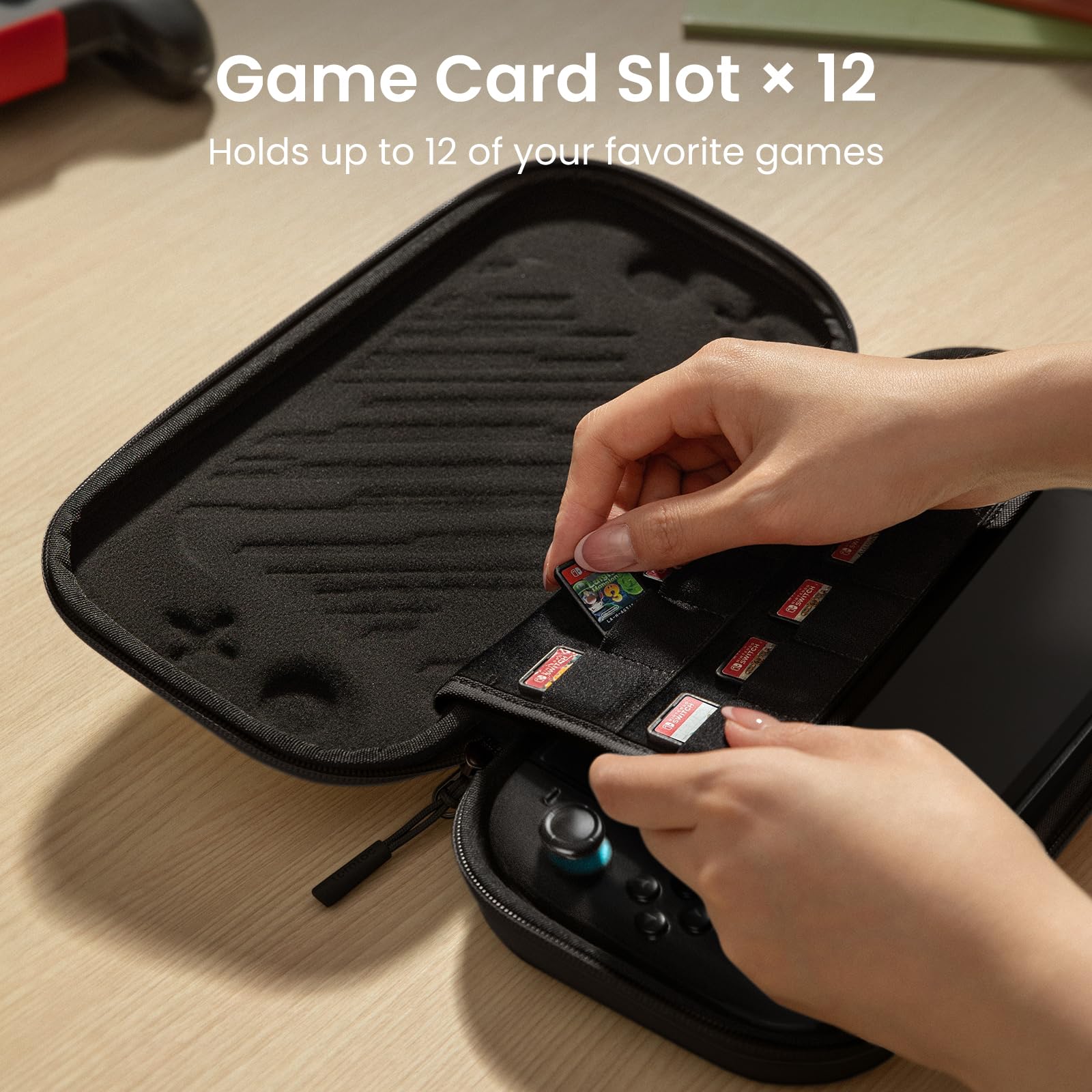 tomtoc G50 Switch 2 JoyCarry Kit -G50 Sling Crossbody Bag and G05S3 Slim Case for Nintendo Switch 2, Protective Travel Carrying Gaming Pouch - Image 9